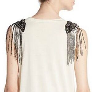 Haute Hippie Embellishment Tank Top